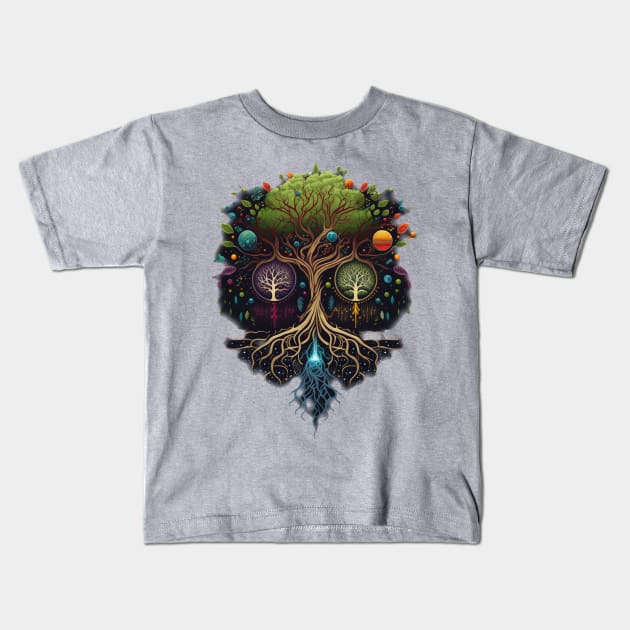 Tree of Life - Designs for a Green Future Kids T-Shirt by Greenbubble